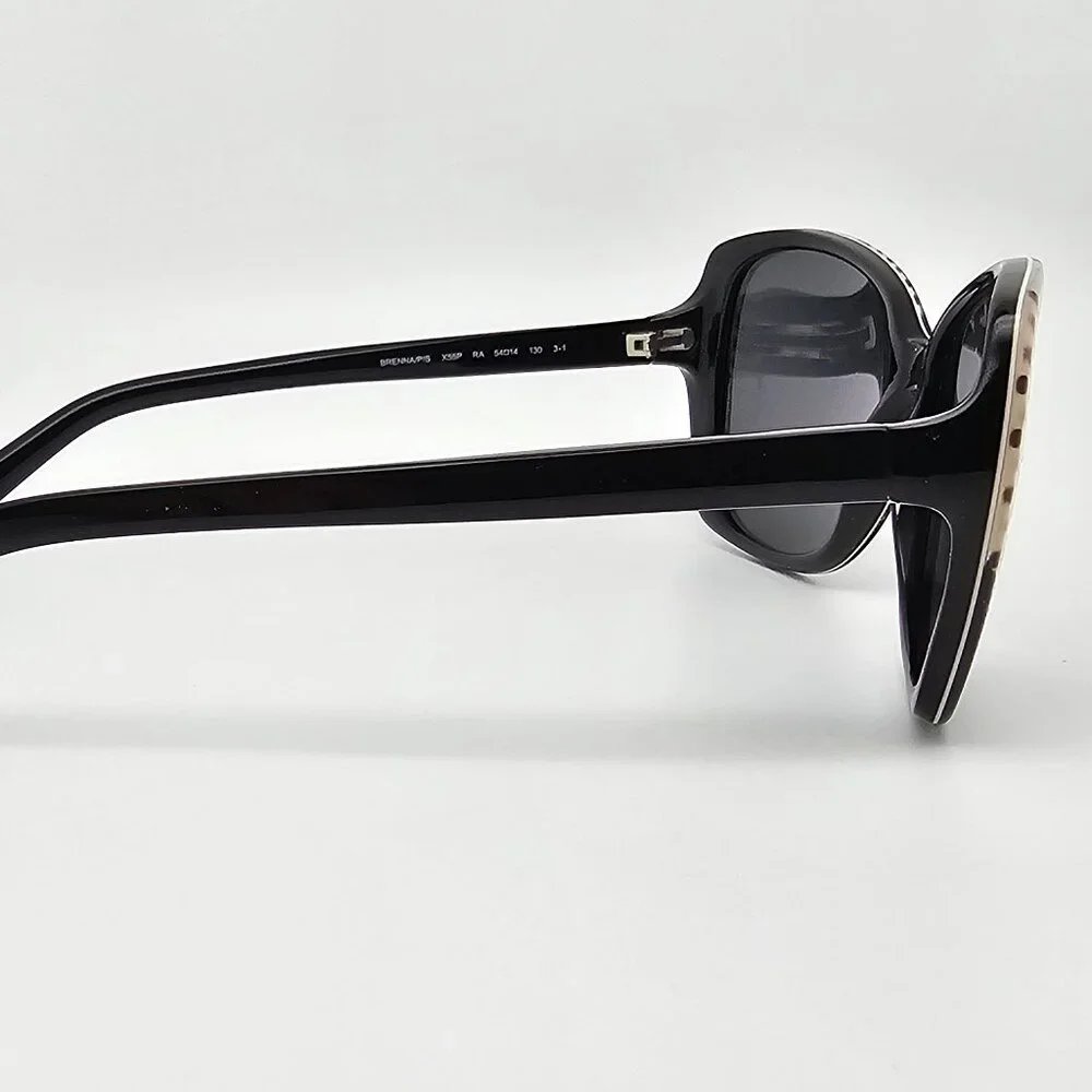 kate spade Black Sunglasses with Cream Polka-Dot Trim